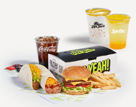 Del Taco Menu Prices | Secret Items, Vegetarian Picks & Combos 2 Del Taco's latest featured menu items including limited-time tacos, burritos, and seasonal specials.
