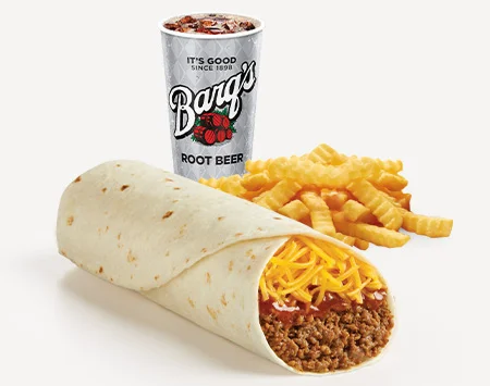 Del Taco Menu Prices | Secret Items, Vegetarian Picks & Combos 84 Del Taco Combo with Del Beef™ Burrito, Crinkle Cut Fries, and a beverage