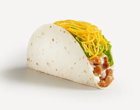 Del Taco Menu Prices | Secret Items, Vegetarian Picks & Combos 45 Del Taco Grilled Chicken Taco with marinated chicken, secret sauce, lettuce, and cheddar cheese in a flour tortilla
