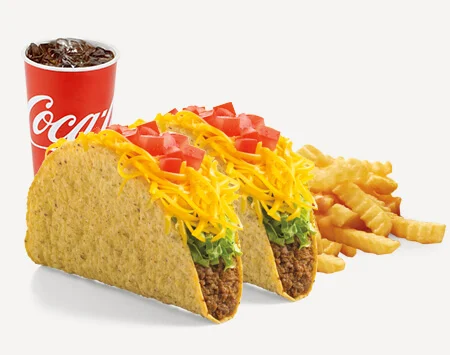 Del Taco Menu Prices | Secret Items, Vegetarian Picks & Combos 7 Del Taco meal combos offering a variety of entrees paired with sides and drinks.