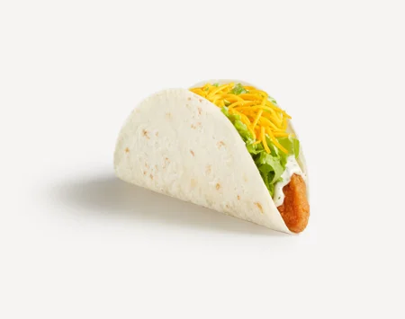 Del Taco Menu Prices | Secret Items, Vegetarian Picks & Combos 41 Del Taco Ranch Crispy Chicken Taco with crispy chicken, lettuce, cheddar cheese, and creamy ranch sauce